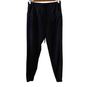 Albion Jetsetter Nylon Zip Ankle Joggers In Black Small Flaw Size XS